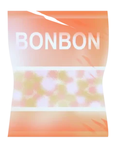 Emballage de sucrerie / confiserie (bonbons, gâteaux)