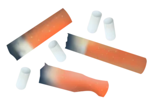 Mégots / filtres de cigarette