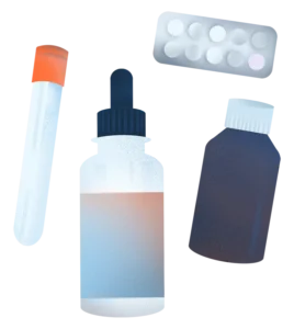 Déchets médicaux : Flacon/tubes/emballages médicaments